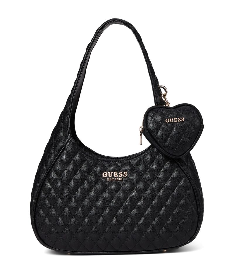 ゲス レディース バッグ GUESS Atabey Hobo Black ブラック