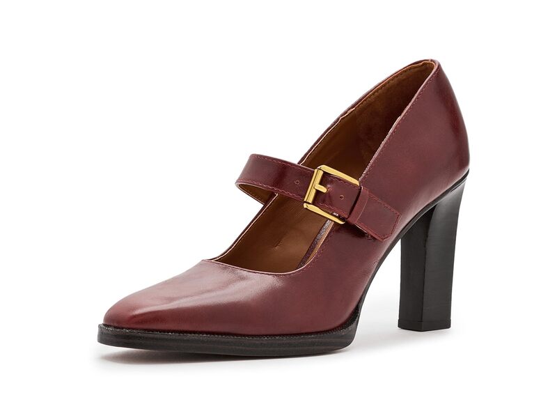 フランコサルト レディース シューズ 踵 Franco Sarto Shalina Mahogany Red Leather 赤いこと