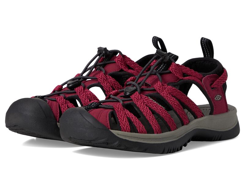 キーン レディース シューズ サンダル KEEN Whisper Beaujolais/Black ブラック
