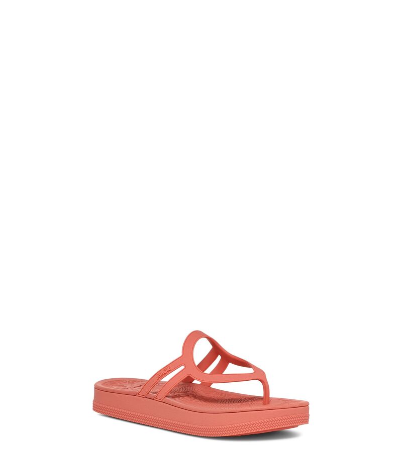 サヌーク レディース シューズ サンダル Sanuk Sunshine SL Burnt Coral コーラル