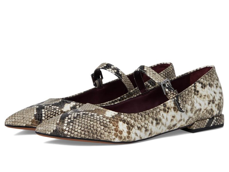 フランコサルト レディース シューズ サンダル Franco Sarto Nalin Grey Snake Print Faux Leather グレー