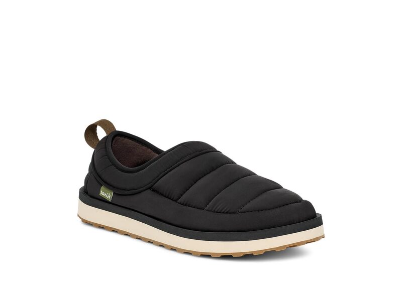 サヌーク メンズ シューズ スリッポン・ローファー Sanuk Puffy Chiller Low 2 Black ブラック|ReVida 店