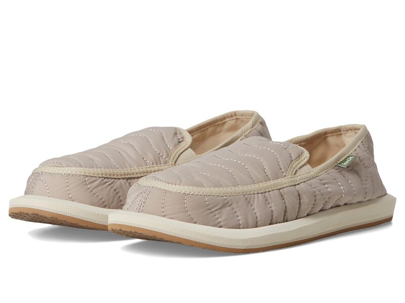 サヌーク レディース シューズ スニーカー キルティング Sanuk Donna Quilted Oxford Tan タン｜ReVida 店 9,786円