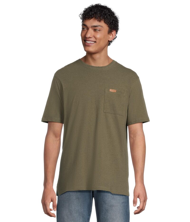 ペンドルトン メンズ トップス シャツ Pendleton Deschutes Tee Short Sleeve Olive Heather ヘザー