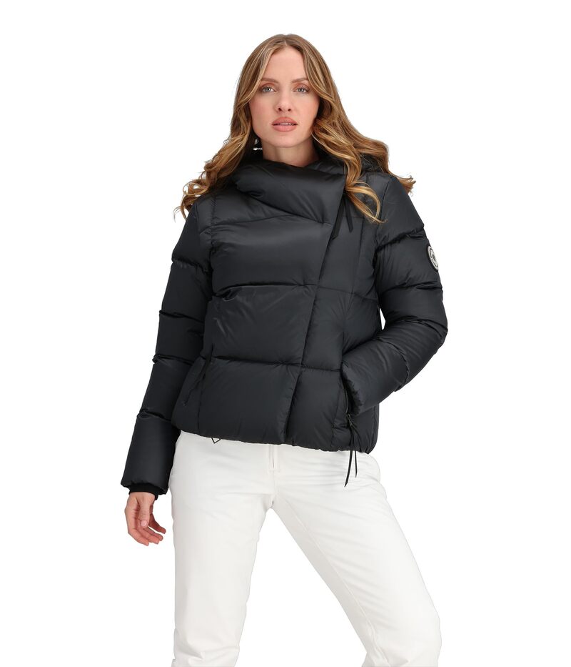 オバマイヤー レディース アウター コート ダウン ジャケット Obermeyer Calypso Down Jacket Black ブラック