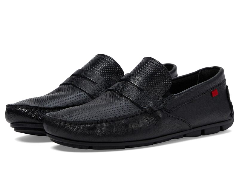 マークジョセフニューヨーク メンズ シューズ スリッポン・ローファー Marc Joseph New York Riveroad Black Grainy ブラック