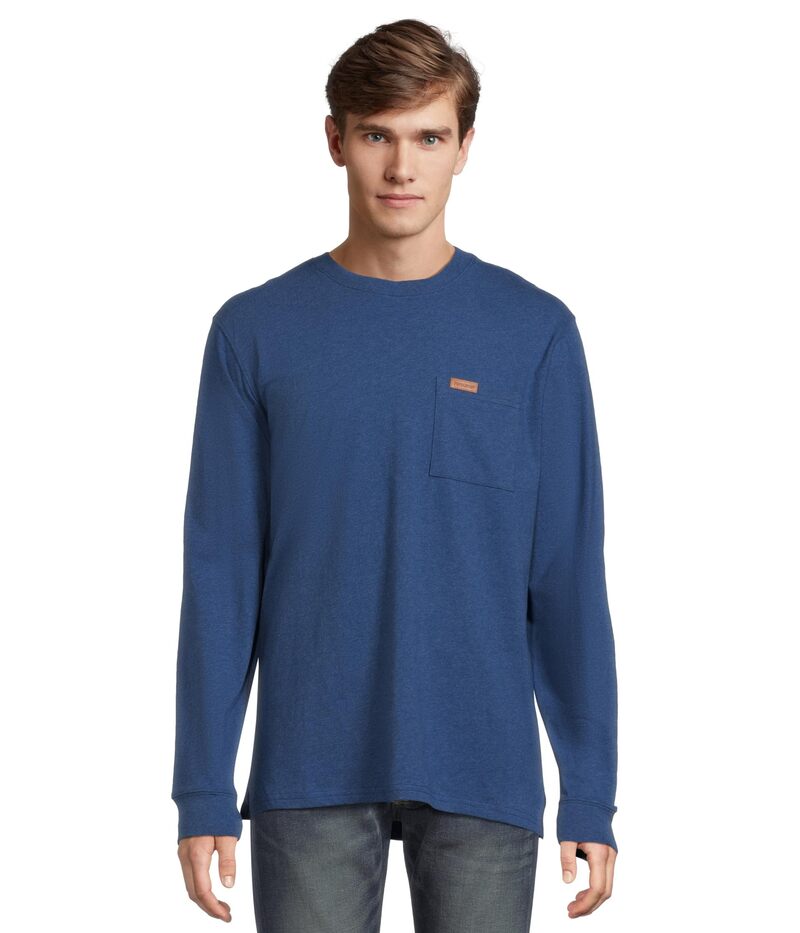 ペンドルトン メンズ トップス シャツ Pendleton Deschutes Tee Long Sleeve Blue Heather ヘザー｜ReVida 店