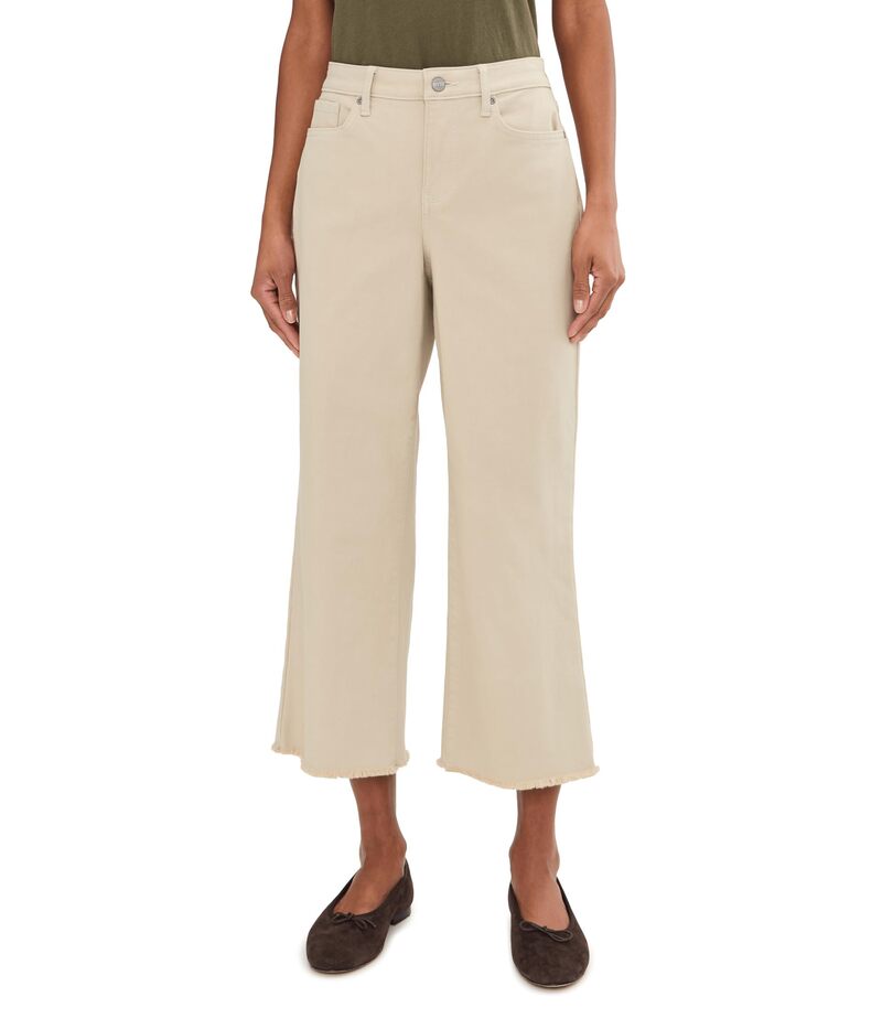 エヌワイディージェイ レディース ボトムス デニムパンツ ワイドレッグ ジーンズ NYDJ Coco Relaxed Wide Leg Crop Jeans Feather｜ReVida 店