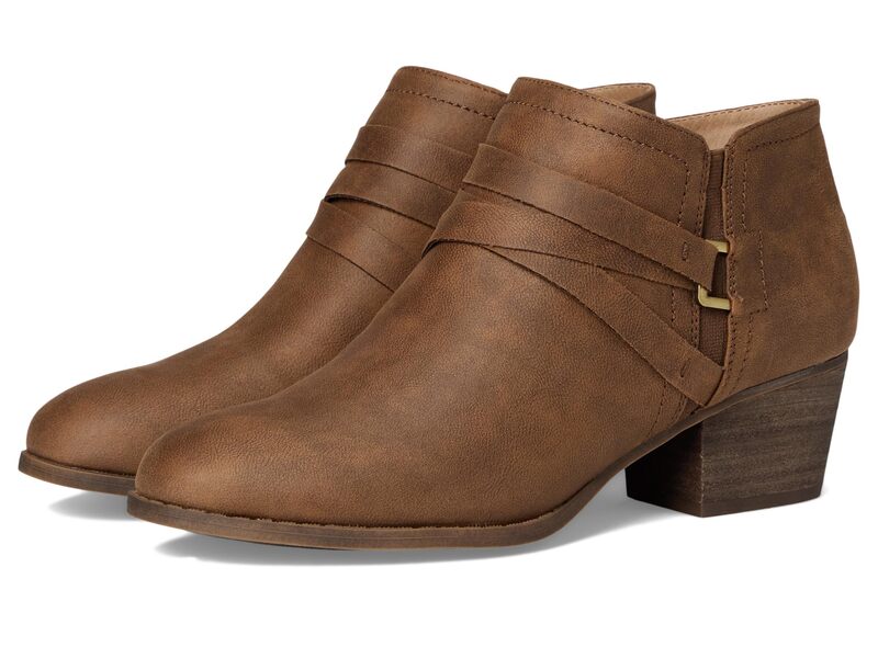 ライフストライド レディース シューズ ブーツ・レインブーツ LifeStride Bryce Zip Short Boots Brown ブラウン