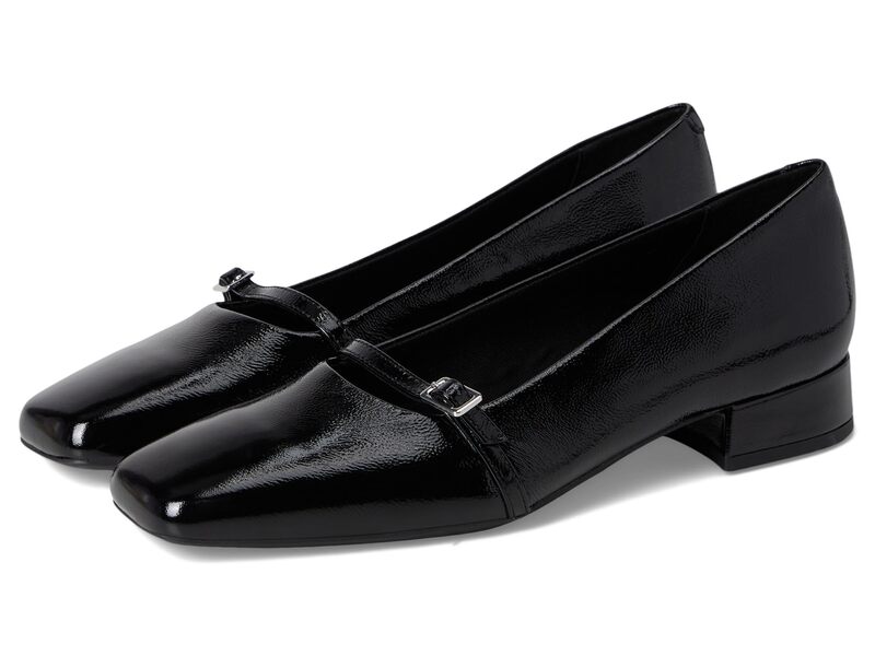 ヴァガボンド レディース シューズ ヒール Vagabond Shoemakers Debbi Patent Debbi Ballerina Block-Heel Black ブラック