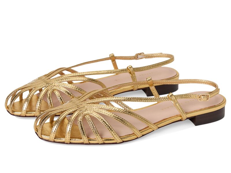 ロフラー ランダル レディース シューズ サンダル Loefflerandall Devon Lattice Slingback Sandals Gold ゴールド|ReVida 店