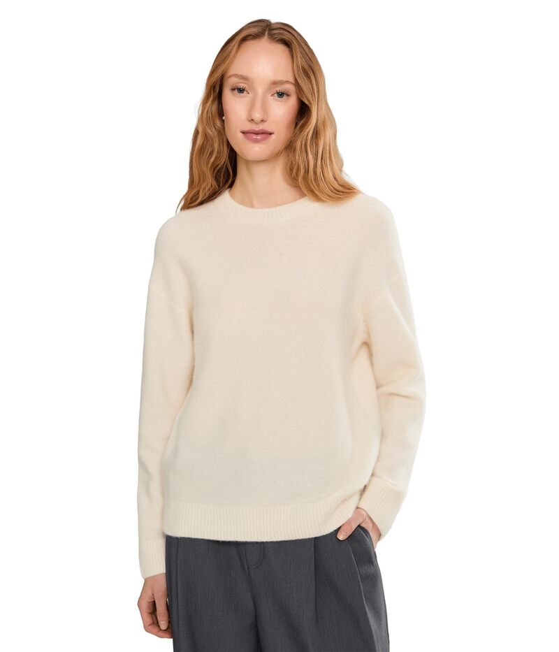 ヴィンス レディース アウター ニット・セーター Vince Boiled Cashmere Crew Sweater Off White オフホワイト｜ReVida 店