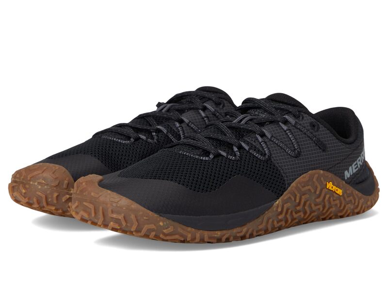 メレル メンズ シューズ ブーツ・レインブーツ Merrell Trail Glove 7 Black/Gum ブラック