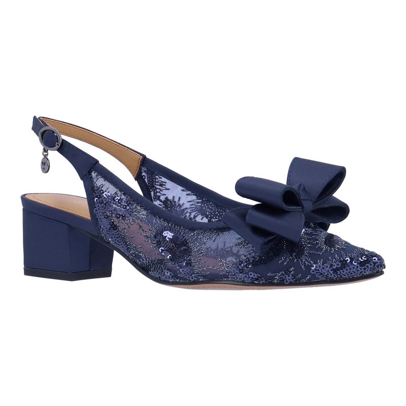 ジェイレニー レディース シューズ ヒール J. Renee Triata Navy ネイビー