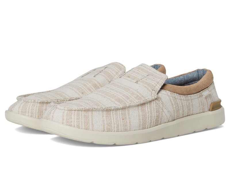 サヌーク メンズ シューズ スニーカー Sanuk Hangout Lite Stripe Oat Stripe 縞模様