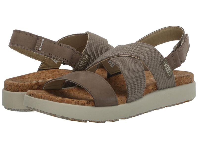 キーン レディース シューズ サンダル KEEN Elle Crisscross Brindle/Birch