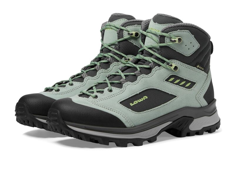 ロア レディース シューズ ブーツ・レインブーツ Lowa Corvara GTX Mid Patina Green/Grey 薄墨色