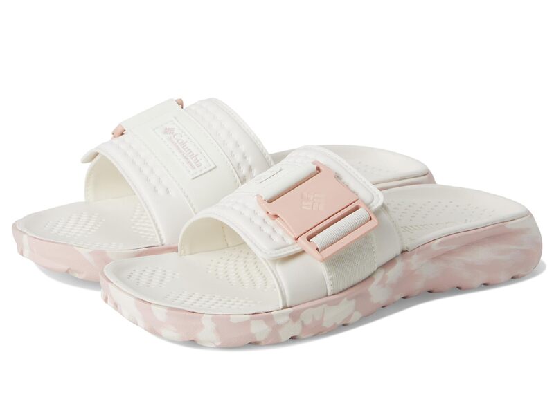 コロンビア レディース シューズ サンダル Columbia Peakfreak Roam Slide Sea Salt/Pink Haze ピンク|ReVida 店