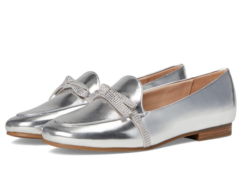 バンドリーノ レディース シューズ スニーカー Bandolino Jayme Silver しろがね色