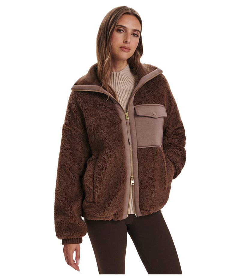 バーレイ レディース アウター コート ジャケット Varley Lowell Sherpa Jacket Carafe