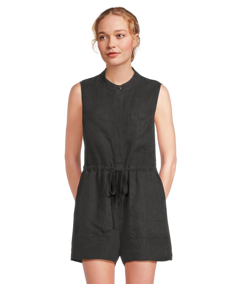 ファレティ レディース トップス ジャンプスーツ ロンパース Faherty Mia Rompers Washed Black ブラック