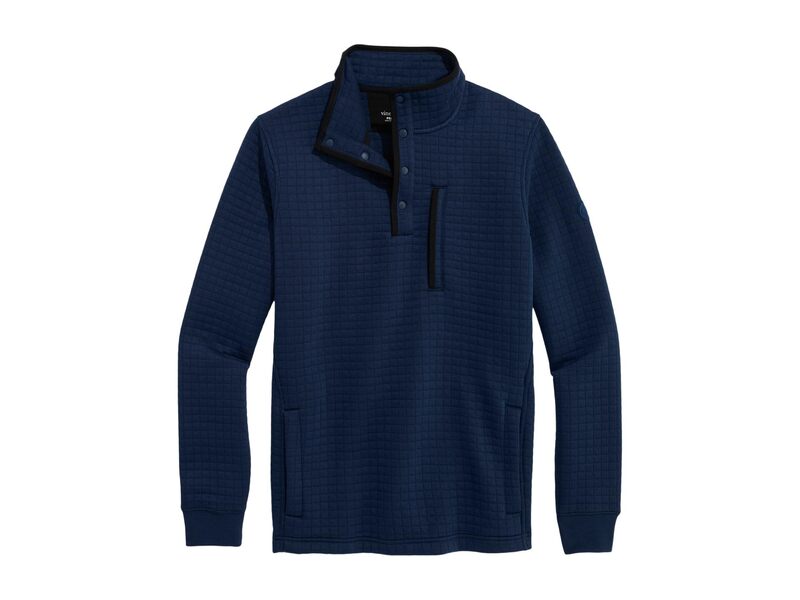 ヴァインヤードヴァインズ メンズ アウター パーカー・スウェット キルティング Vineyard Vines Quilted Navigator 1/4 Snap Blue Blazer 青色