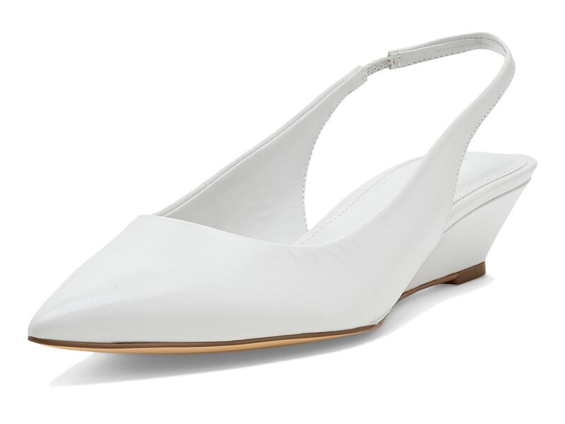 カルバンクライン レディース シューズ ヒール Calvin Klein Mavalyn Ivory Leather アイボリー｜ReVida 店