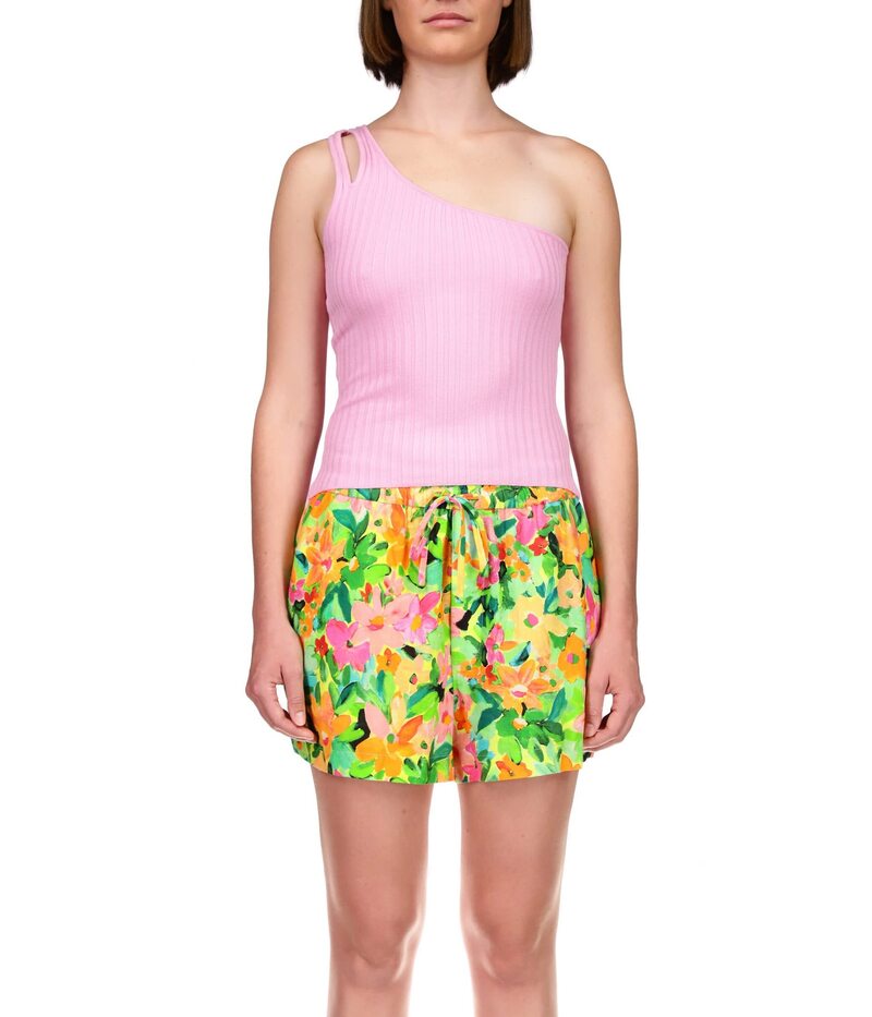 駆け込み寺 レディース トップス プルオーバー Sanctuary One Shoulderib Tank Pink サクラ色