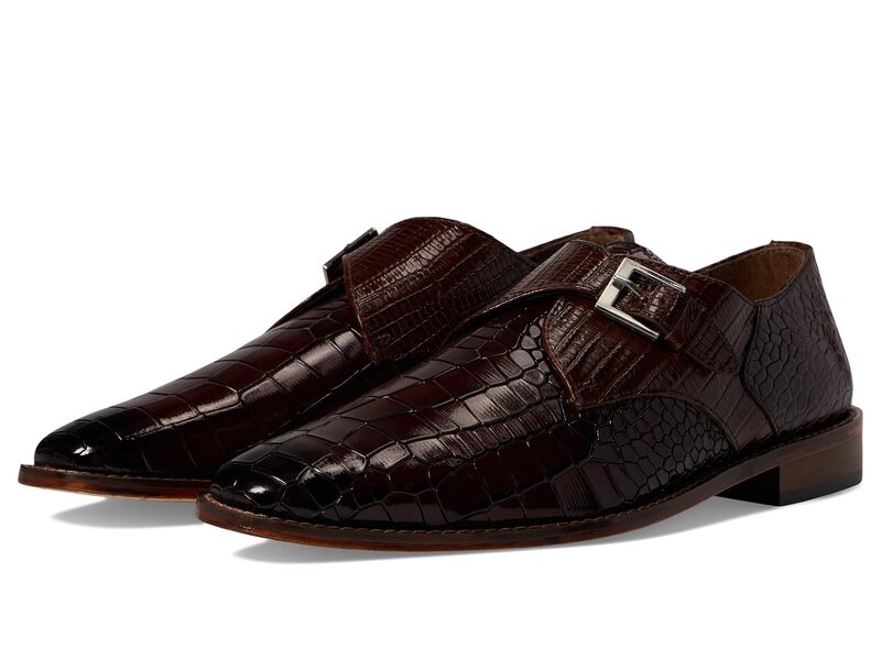 ステイシーアダムス メンズ シューズ オックスフォード モンクストラップ モンク Stacy Adams Rapino Monk Strap Cognac