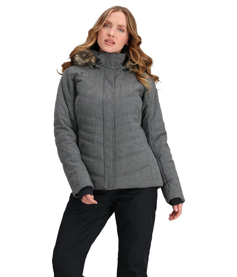 オバマイヤー レディース アウター コート ジャケット Obermeyer Tuscany II Jacket Charcoal チャコール