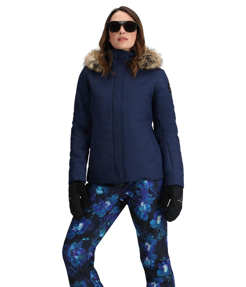 オバマイヤー レディース アウター コート ジャケット Obermeyer Tuscany II Jacket Midnight Navy ネイビー|ReVida 店