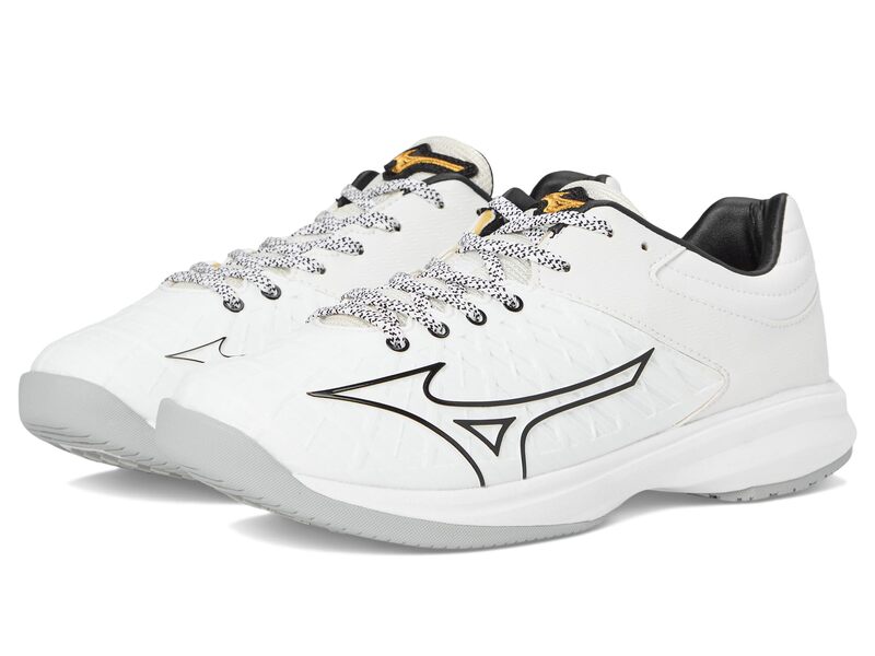 ミズノ レディース シューズ スニーカー Mizuno Pro Fp Low Turf White-Black ホワイト｜ReVida 店
