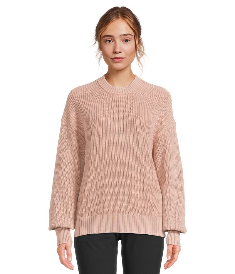 ファレティ レディース アウター ニット・セーター Faherty Sunwashed Fisherman Sweater Mahogany Rose