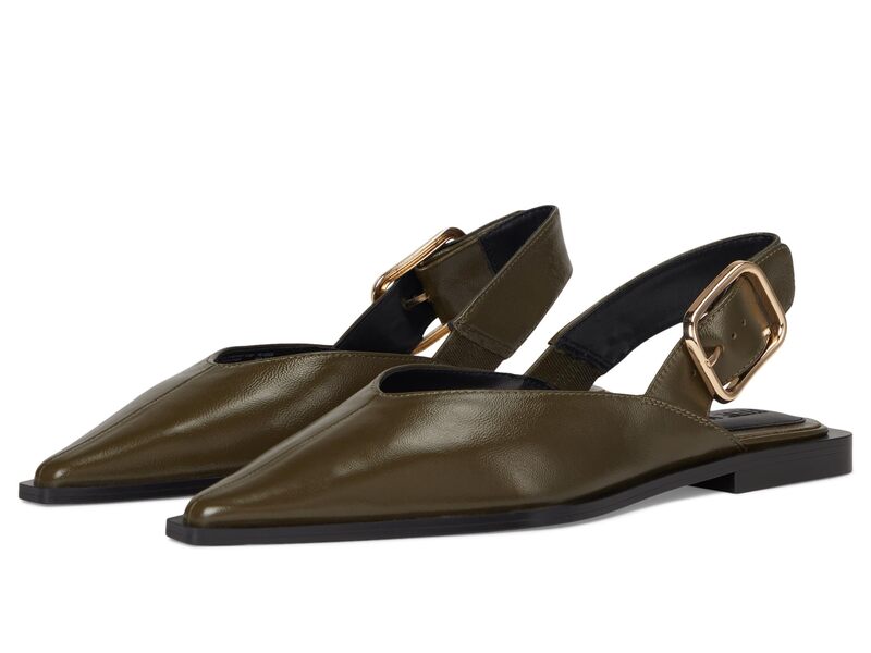スティーブ マデン レディース アンダー御召しもの ソックス Steve Madden Shay Olive Leather オリーブ