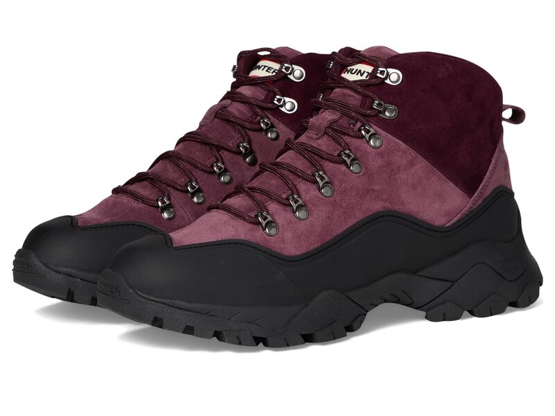 ハンター レディース シューズ サンダル Hunter Jasper Dark Red Suede レッド