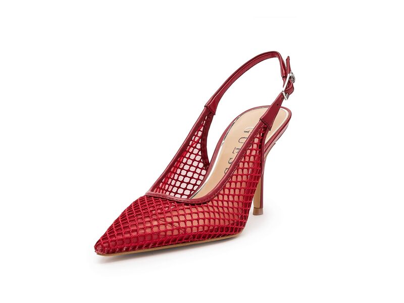 ゲス レディース シューズ スリッポン・ローファー GUESS Pandy Medium Red 赤いこと