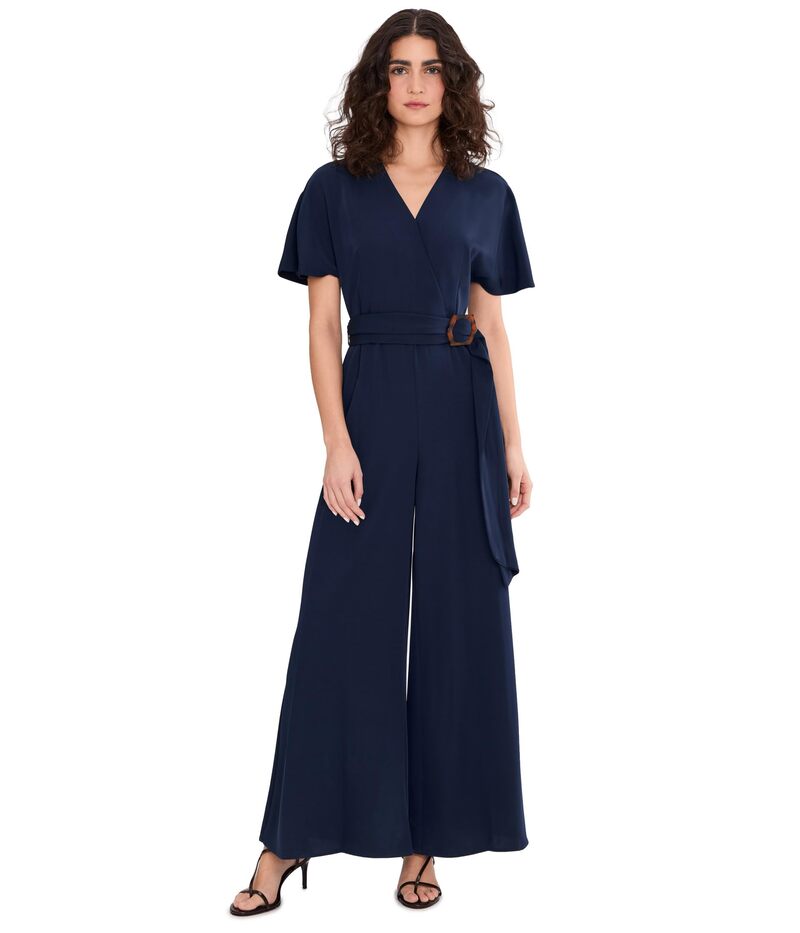 ヴィンスカムート レディース トップス 飛び降りる背広 V素っ首 マキシ Vince Camuto Plunge V-Neck Maxi Jumpsuit Classic Navy 米国海軍