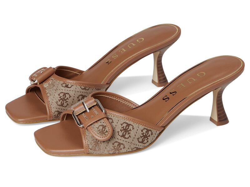 ゲス レディース シューズ ヒール GUESS Dista Medium Brown 2 ブラウン|ReVida 店