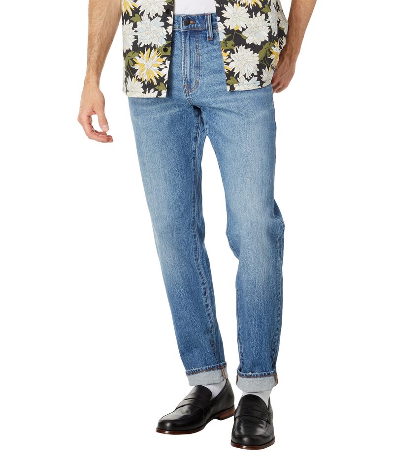 メイドウェル メンズ ボトムス 心地よいズボン下 デニム Madewell Athletic Slim Jeans インチ Marcey Wash Marcey