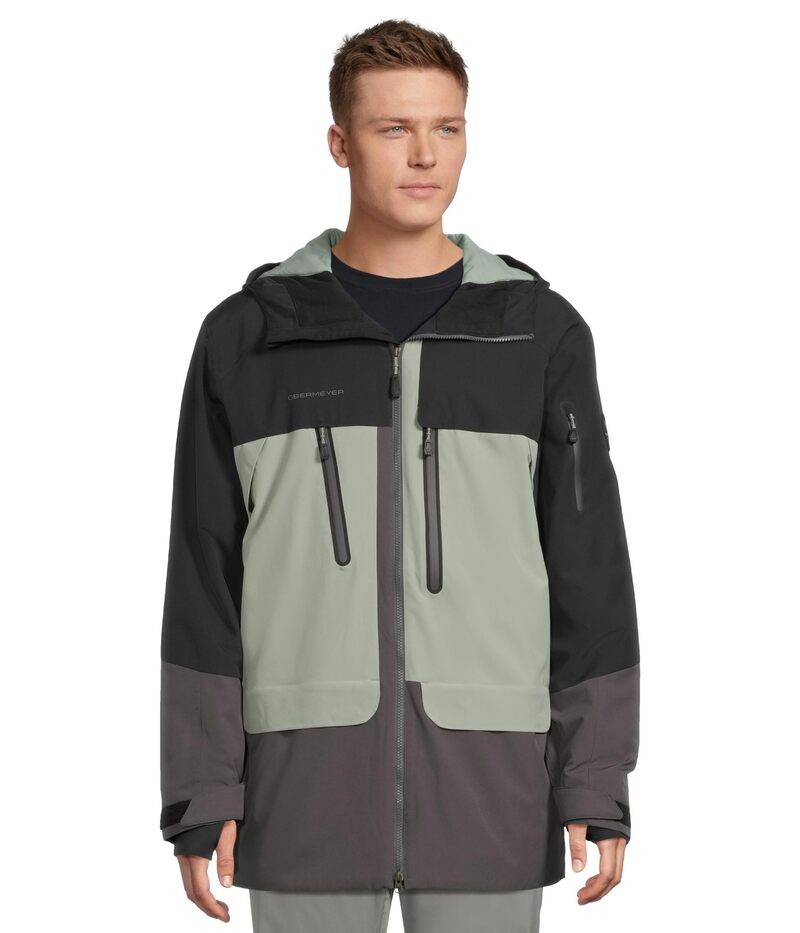 オバマイヤー メンズ アウター 厚地の外套 上衣 Obermeyer Cirque Jacket Summit Sage サルヴィア