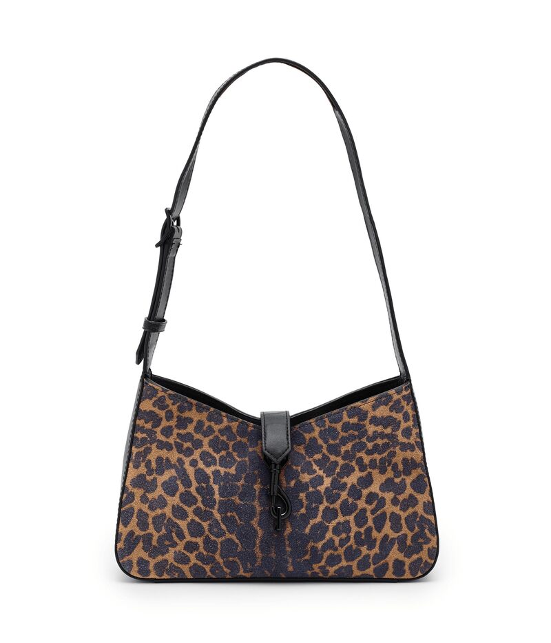 レベッカミンコフ レディース 御徒面子 Rebecca Minkoff Megan SM Shoulder Leopard 毛の荒物