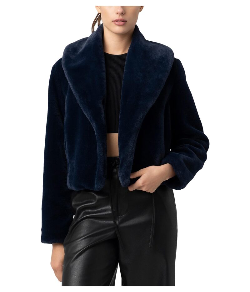 ブランクニューヨーク レディース アウター コート ジャケット Blank NYC Faux Fur Jacket Frost Bite