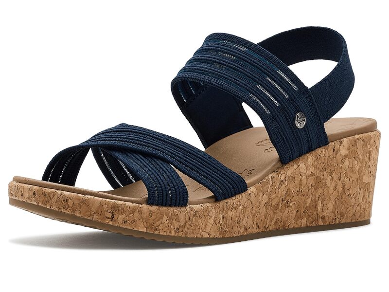 スケッチャーズ レディース シューズ 踵 SKECHERS Arch Fit Beverlee 2.0 - Bali Vibes Navy 米国海軍