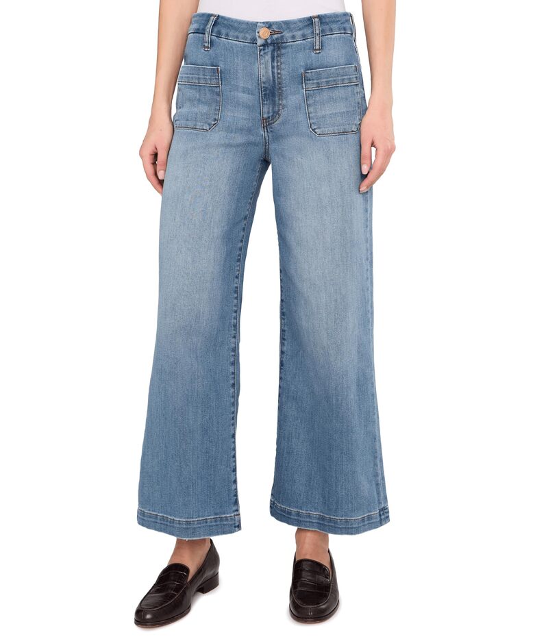 カットフロムザクロス レディース ボトムス ジーンズズボン下 ワイドレッグ KUT from the Kloth Meg High Rise Fab Wide Leg Raw Hem Totally レディースファッション-パンツ-ボトムス