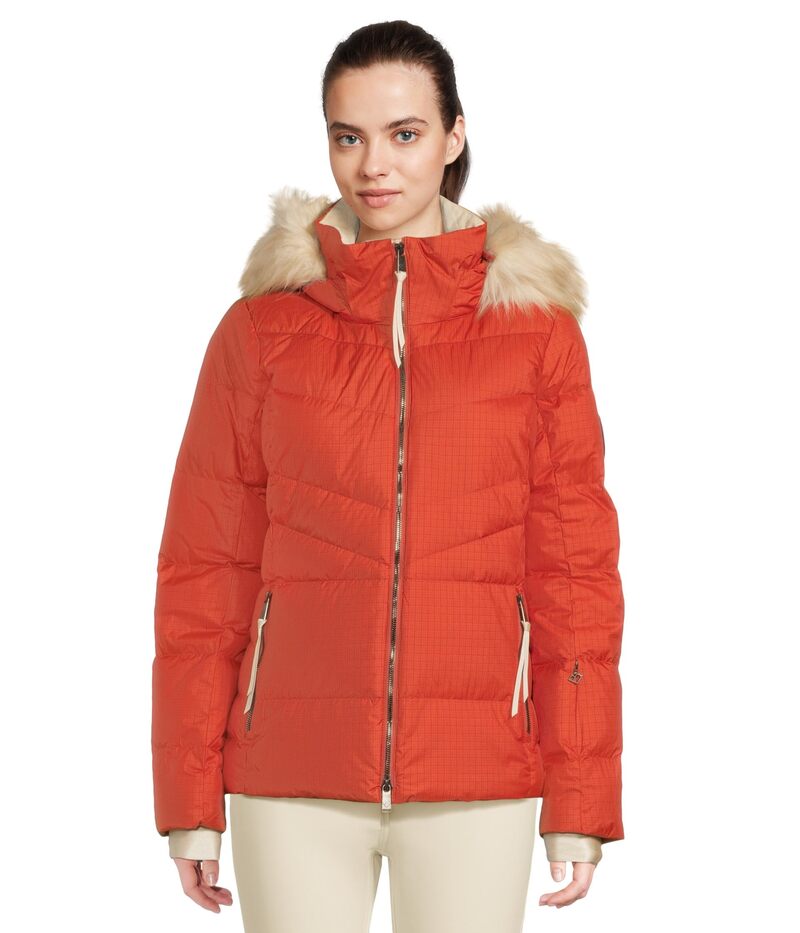 オバマイヤー レディース アウター コート ダウン ジャケット Obermeyer Circe Down Jacket Iron Oxide