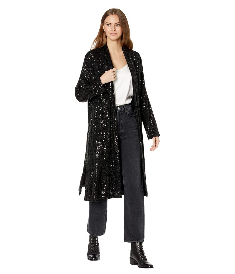 スティーブ マデン レディース トップス シャツ Steve Madden Show Stopper Duster Black ブラック