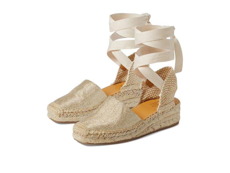 フランコサルト レディース シューズ 踵 アンクル Franco Sarto Britney Ankle Strap Wedgespadrilles Platino Beige Tan Fabric タン