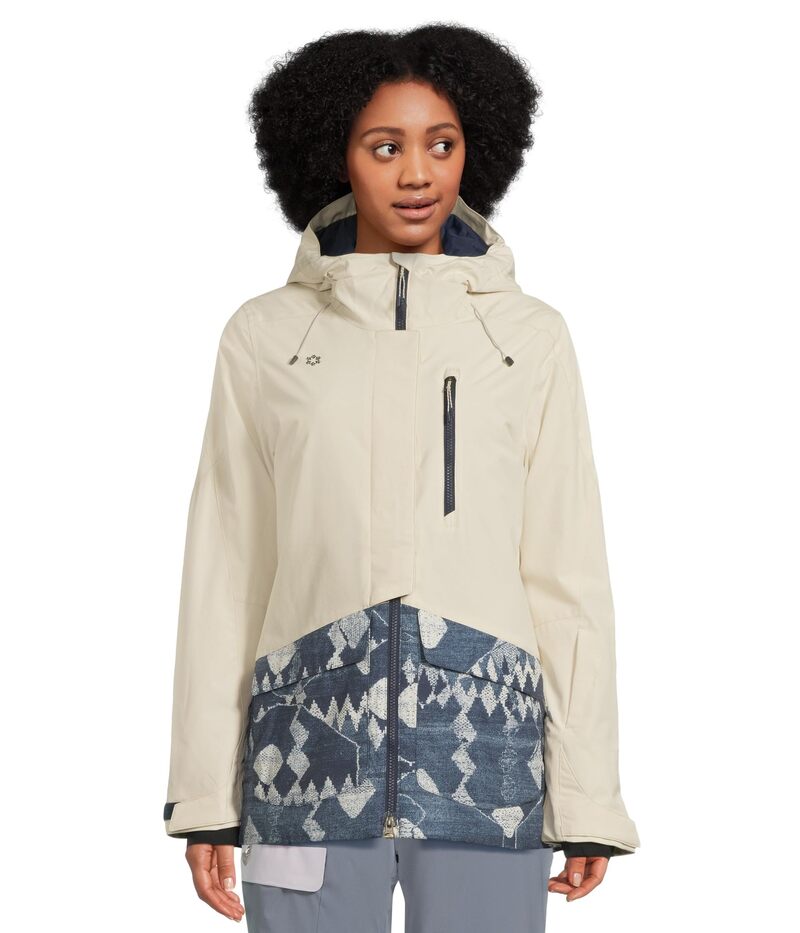 オバマイヤー レディース アウター 厚地の外套 上衣 Obermeyer Firstracks Jacket Indigo Mountains インディゴ