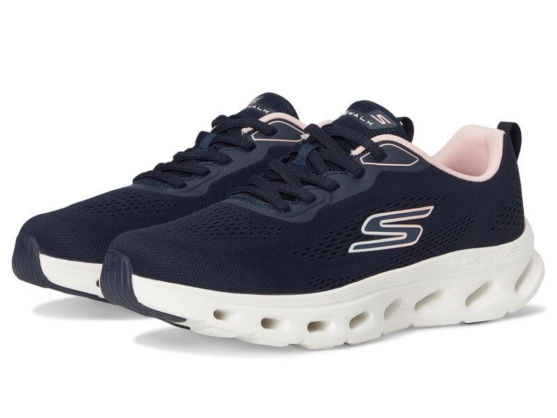 スケッチャーズ レディース シューズ スニーカー Tシャツ SKECHERS Performance Go Walk Glide Step 2.0 Kristee Navy/Pink ネイビー|ReVida 店