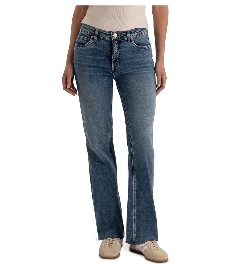 カットフロムザクロス レディース ボトムス デニムパンツ プチ KUT from the Kloth Petite Kelly High-Rise Fab Kick Flare Inset Leg Heroic｜ReVida 店